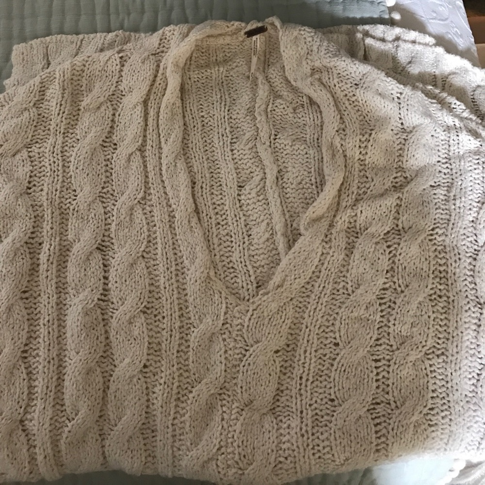 free people long dress sweater