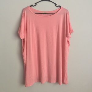 Piko Light Pink Short Sleeve Tunic size Small