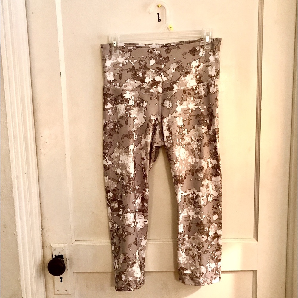 Marble Pattern Workout Leggings