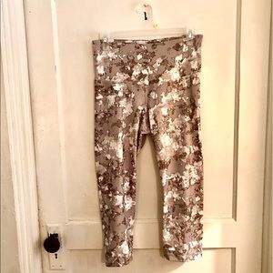 Marble Pattern Workout Leggings