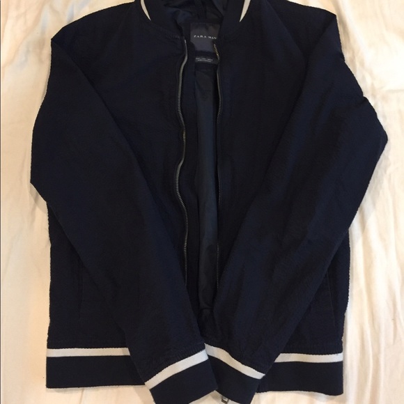 30 zara other zara premium bomber with varsity stripe from robert s closet on poshmark 30 zara other zara premium bomber with varsity stripe from robert s closet on poshmark