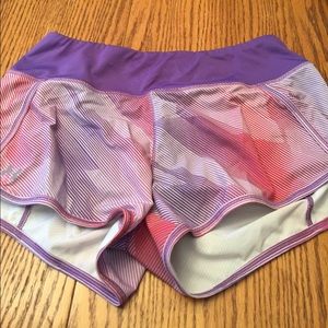Under armour running short