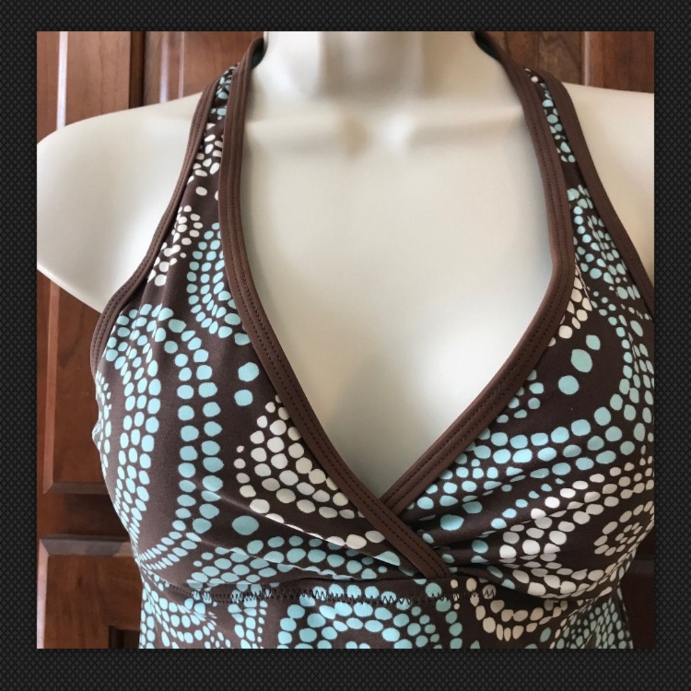 ATHLETA Halter Racerback Tankini TOP Womens XS