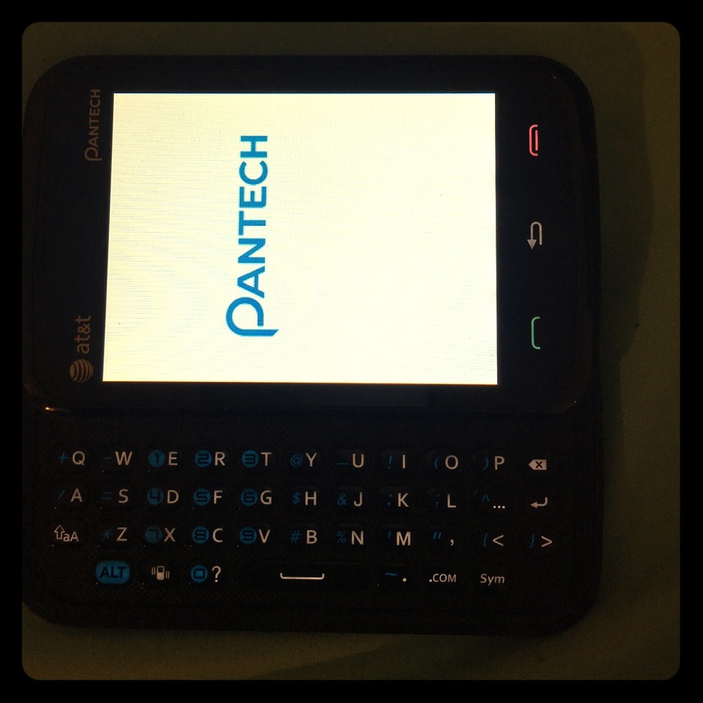AT&T Pantech qwerty smart phone.