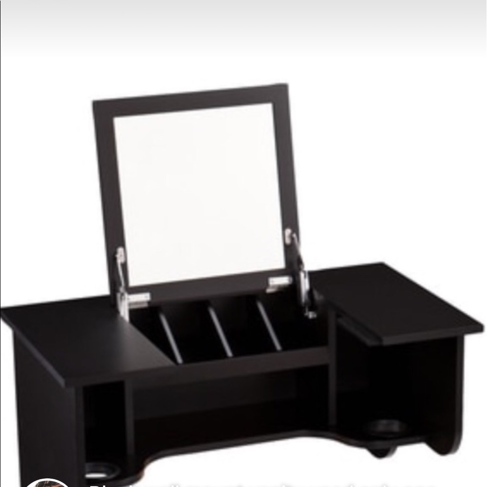 Wall Mount Black Vanity