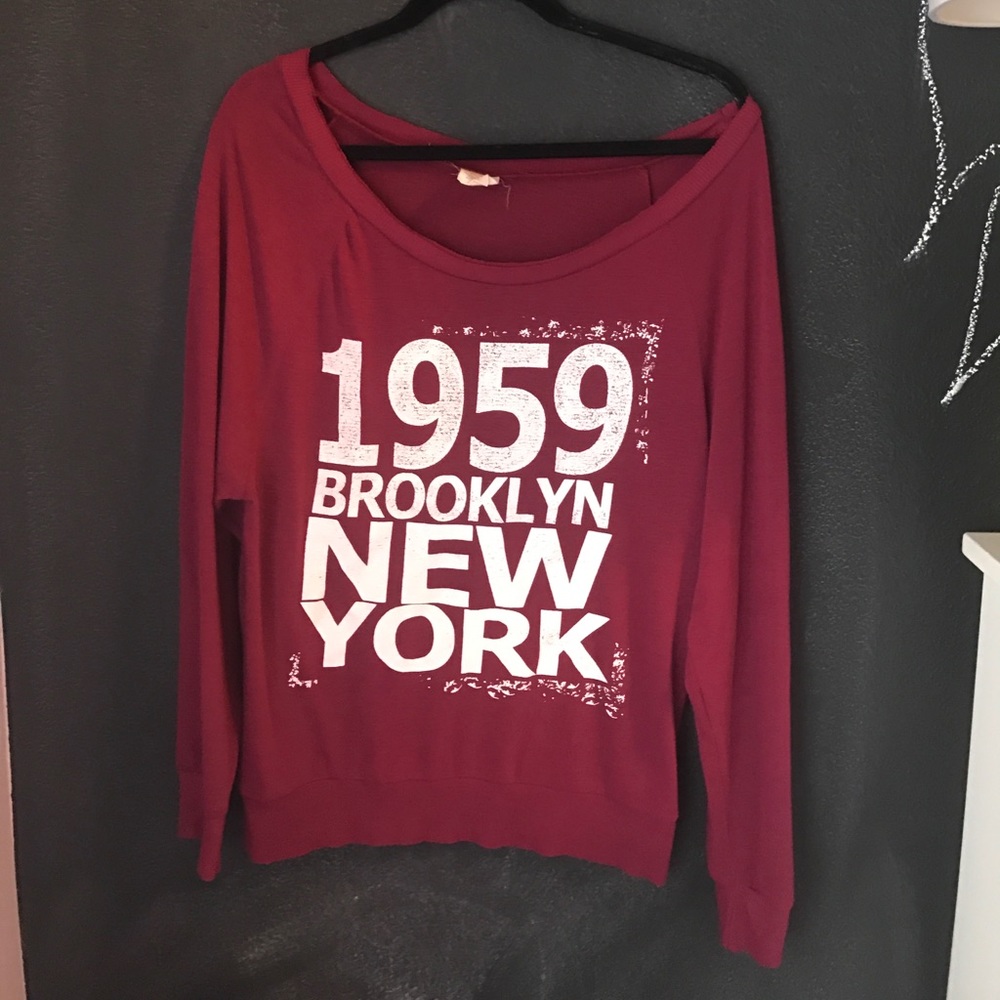 Casual Off The Shoulder Long Sleeve