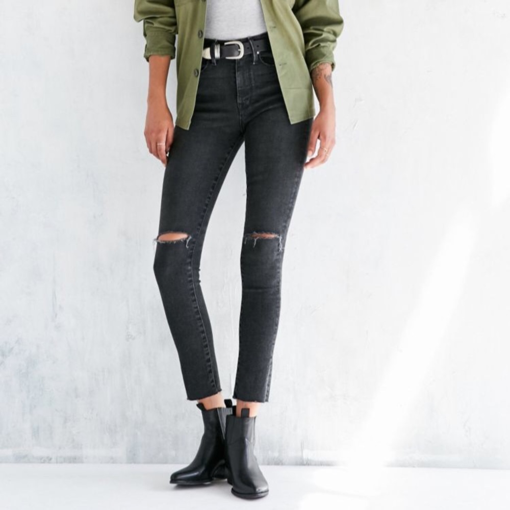 BDG black twig jeans