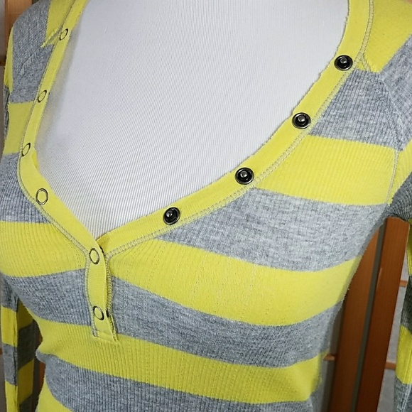 VS PINK striped long sleeve shirt - Picture 4 of 5