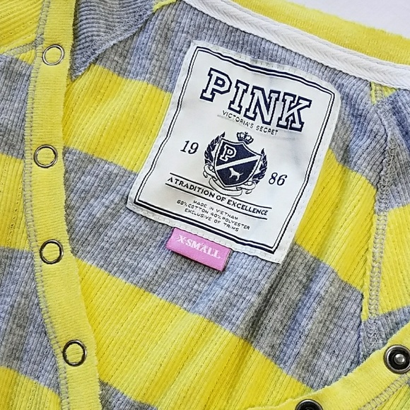 VS PINK striped long sleeve shirt - Picture 5 of 5