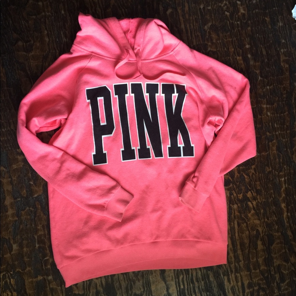 ❌SOLD❌ EUC PINK Drawstring Hoddie Pullover