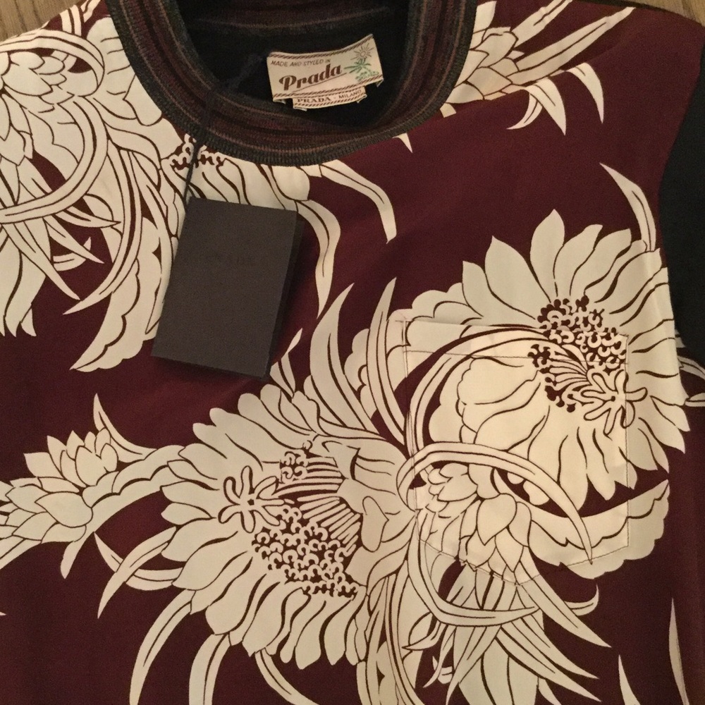 Prada Silk and Tshirt Dress Brand New - Picture 5 of 5