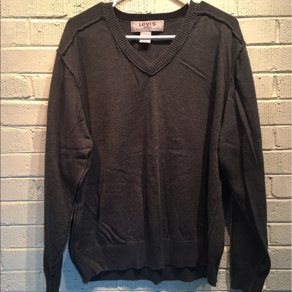 Men's Levi's, long-sleeve, VNeck, Pullover Sweater