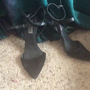 Strapped short heels