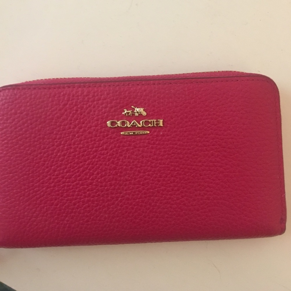 Pink Coach wallet