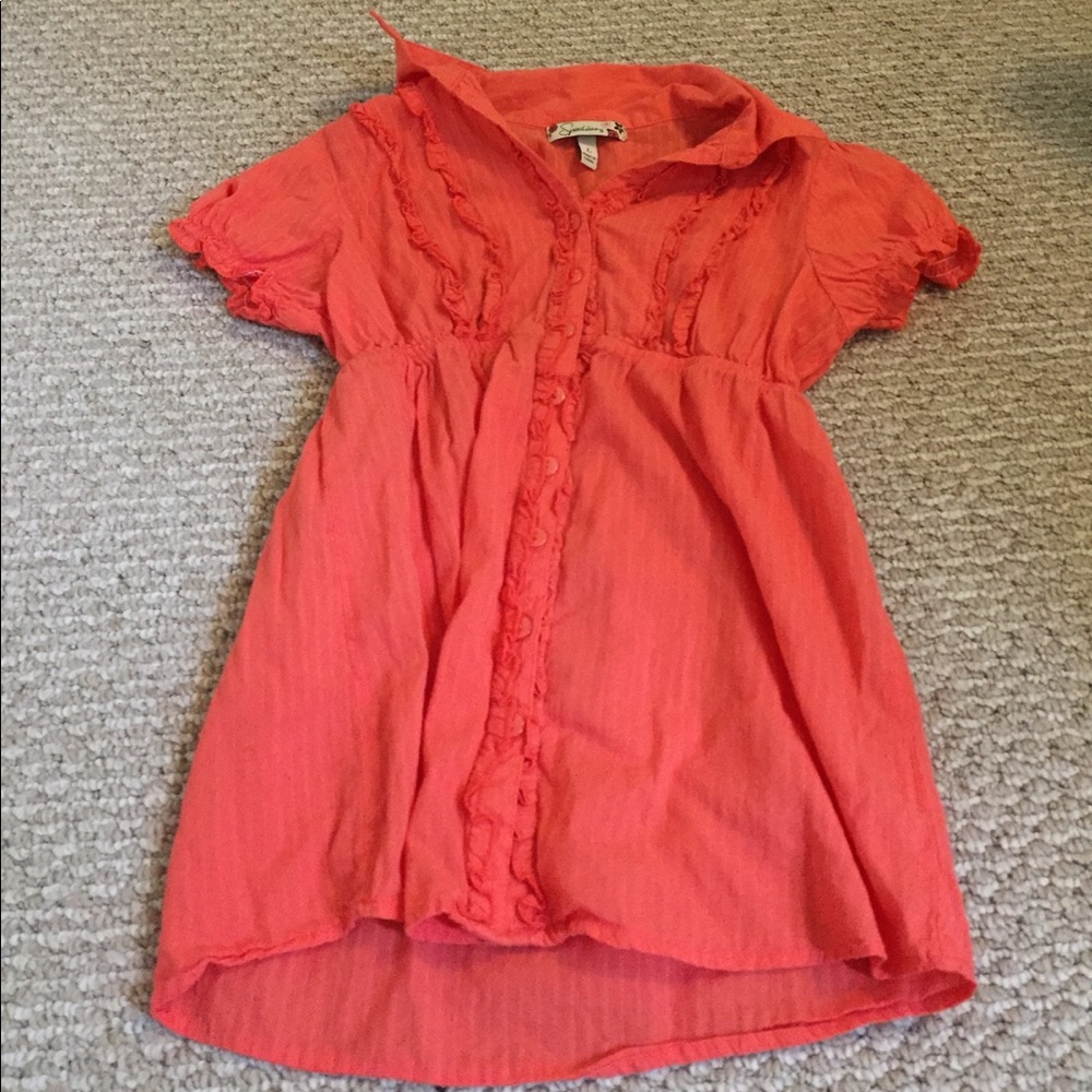 Cute Button Down Tee Shirt