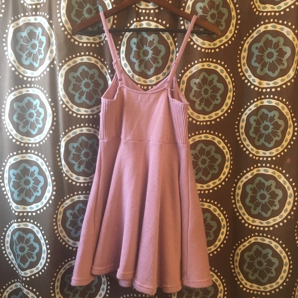 Strapless Knitted Pink Dress - Picture 2 of 3