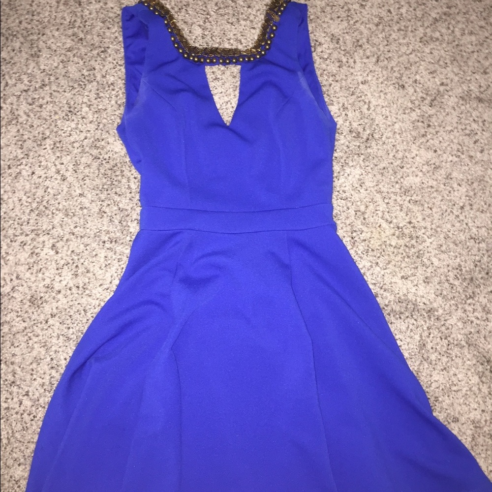 XOXO blue dress