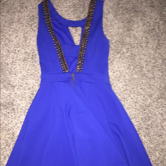 XOXO blue dress - Picture 2 of 3