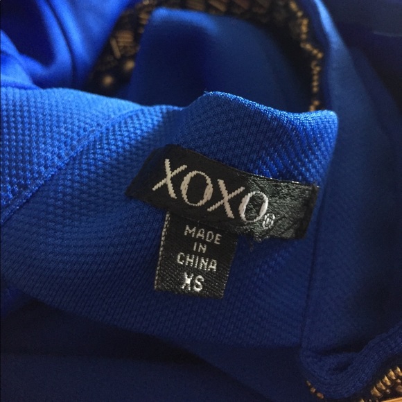 XOXO blue dress - Picture 3 of 3