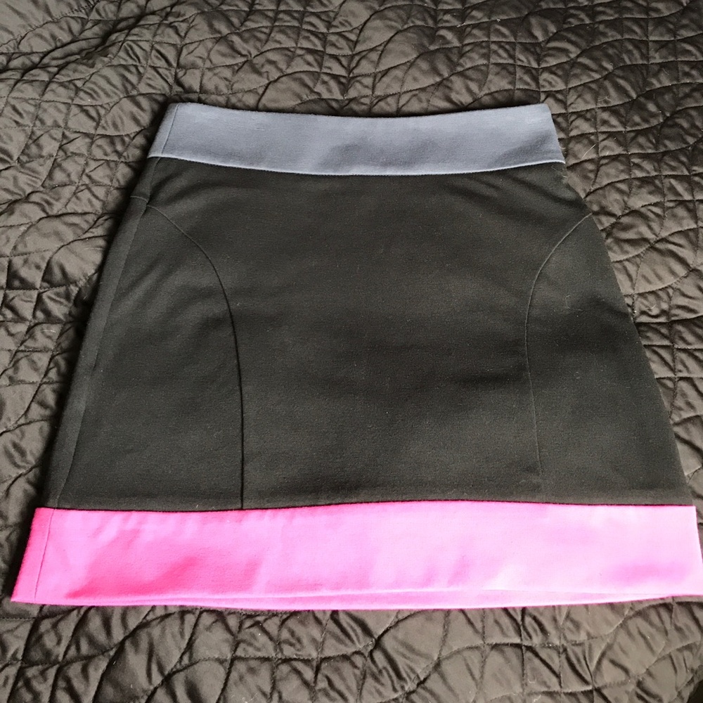 EUC BCBG COLOR BLOCK SKIRT
