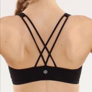 Lululemon "Free to Be" Bra in Black. Like New!sz 8
