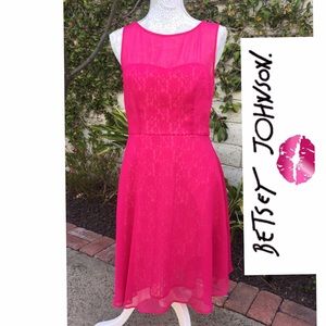 💋 Betsey Johnson Hot Pink Dress 💋