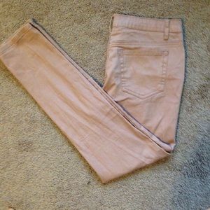 Ripped Mauve Skinny Jeans