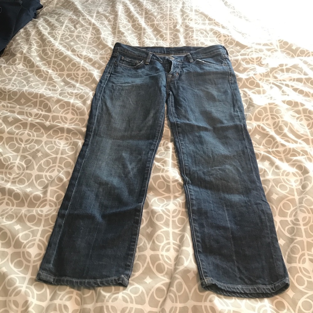 Cropped citizens of humanity jeans