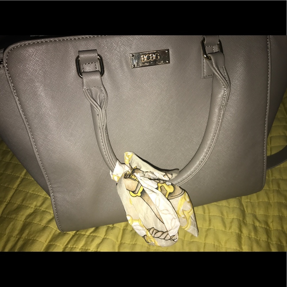 BCBG paris grey purse