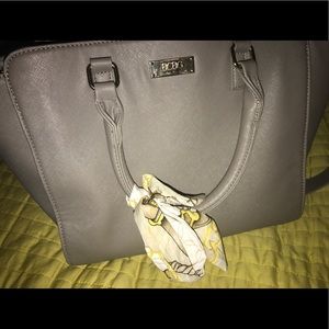 BCBG paris grey purse