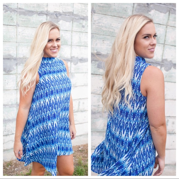 NWT-Lexi Dress-in Aztec Rain by LTEC - Picture 1 of 2