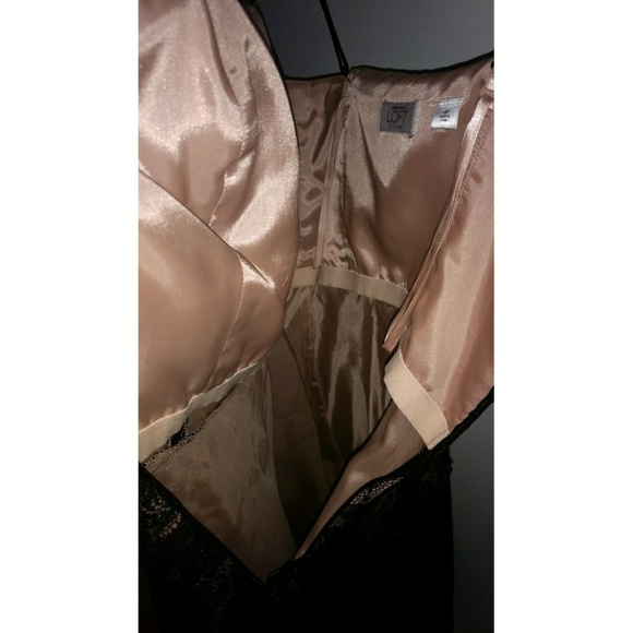 FINAL PRICE: Like New Lace Cocktail Dress w/straps - Picture 6 of 7