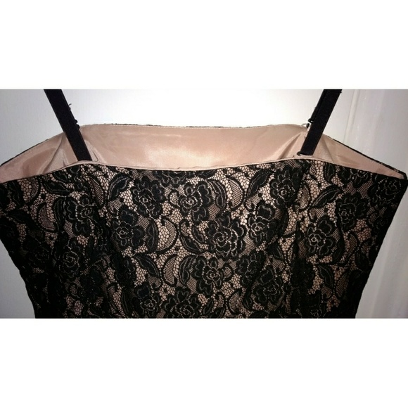 FINAL PRICE: Like New Lace Cocktail Dress w/straps - Picture 7 of 7
