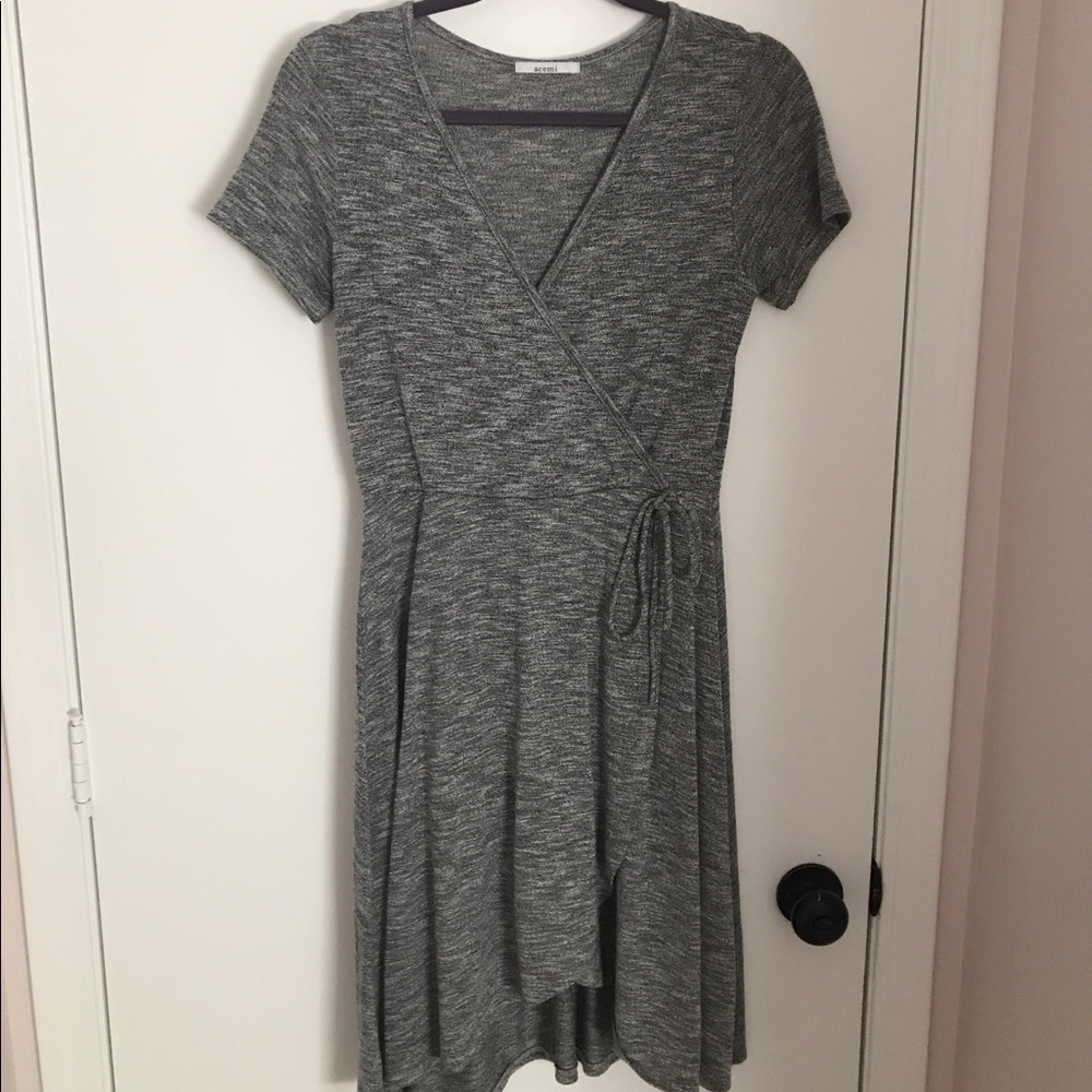 Comfortable Wrap Work Dress