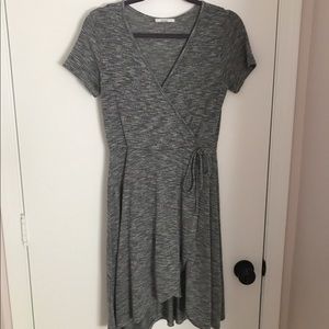 Comfortable Wrap Work Dress
