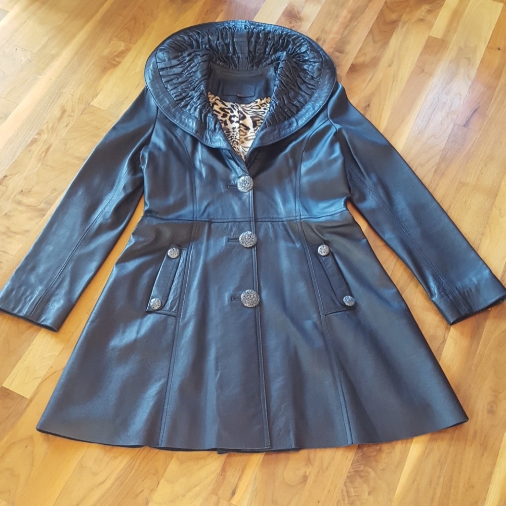 ❤CHESTER❤ LEATHER COAT