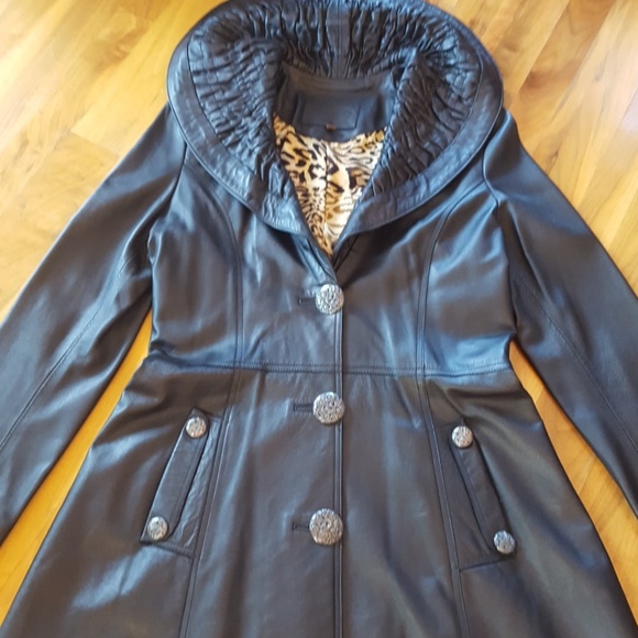 ❤CHESTER❤ LEATHER COAT - Picture 4 of 8