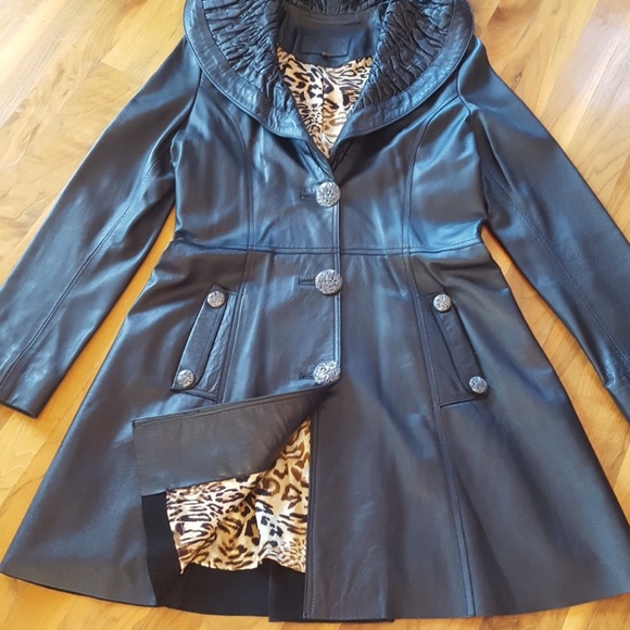 ❤CHESTER❤ LEATHER COAT - Picture 6 of 8