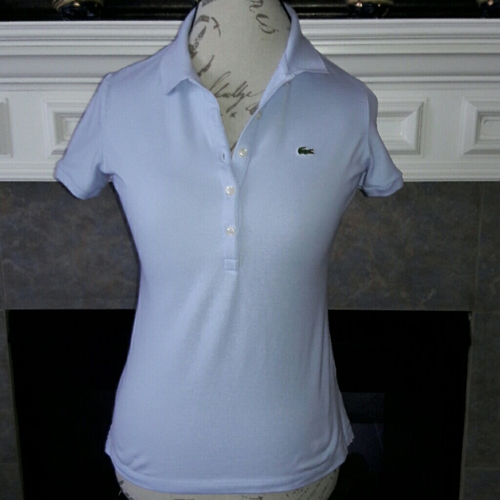 Lilac Lacoste shirt