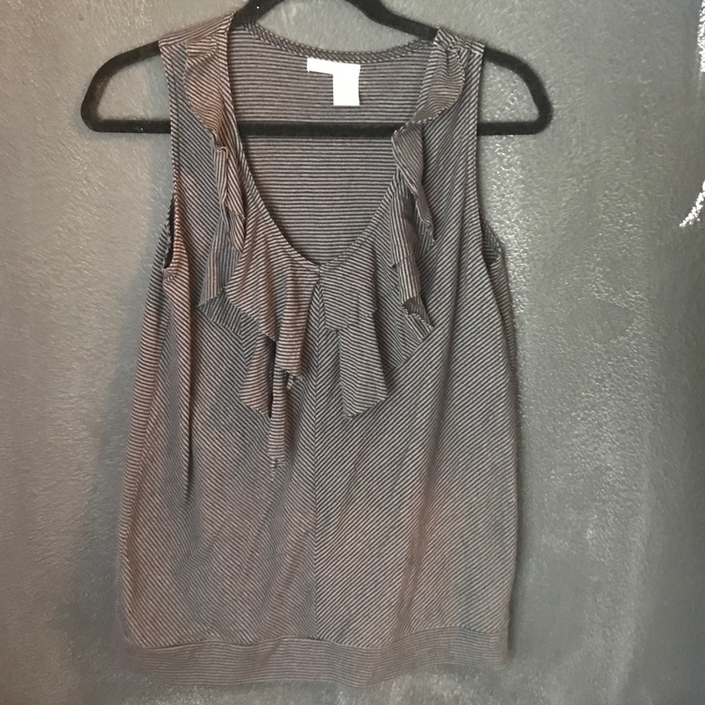 Stripped Ruffled Shirt