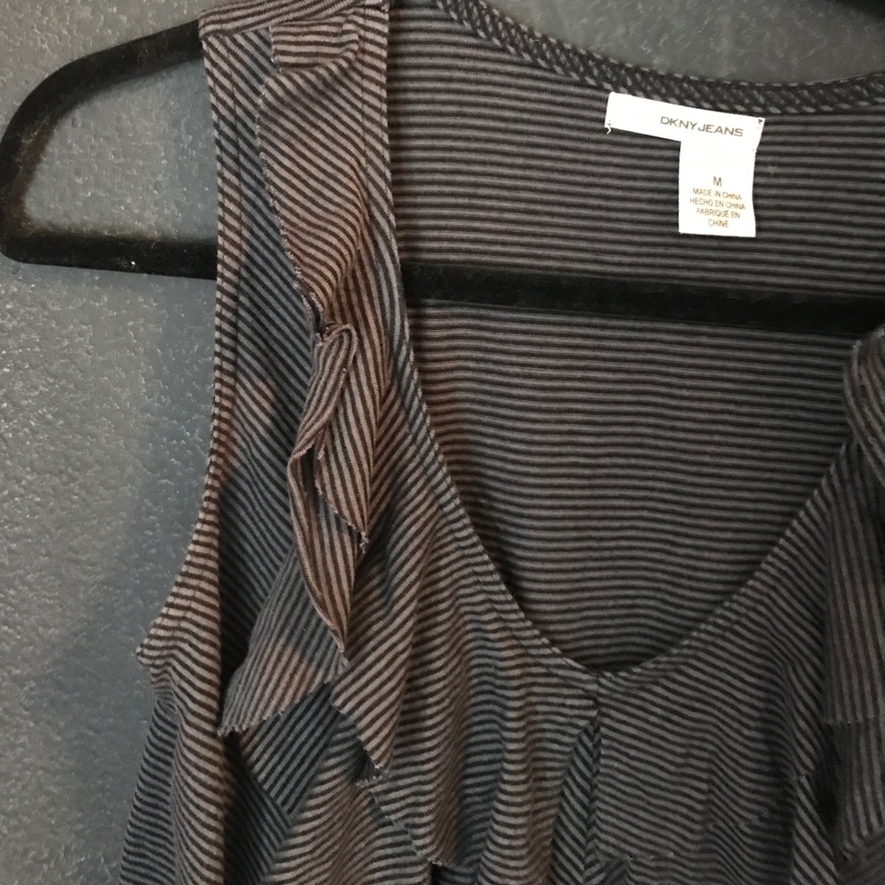 Stripped Ruffled Shirt - Picture 3 of 4