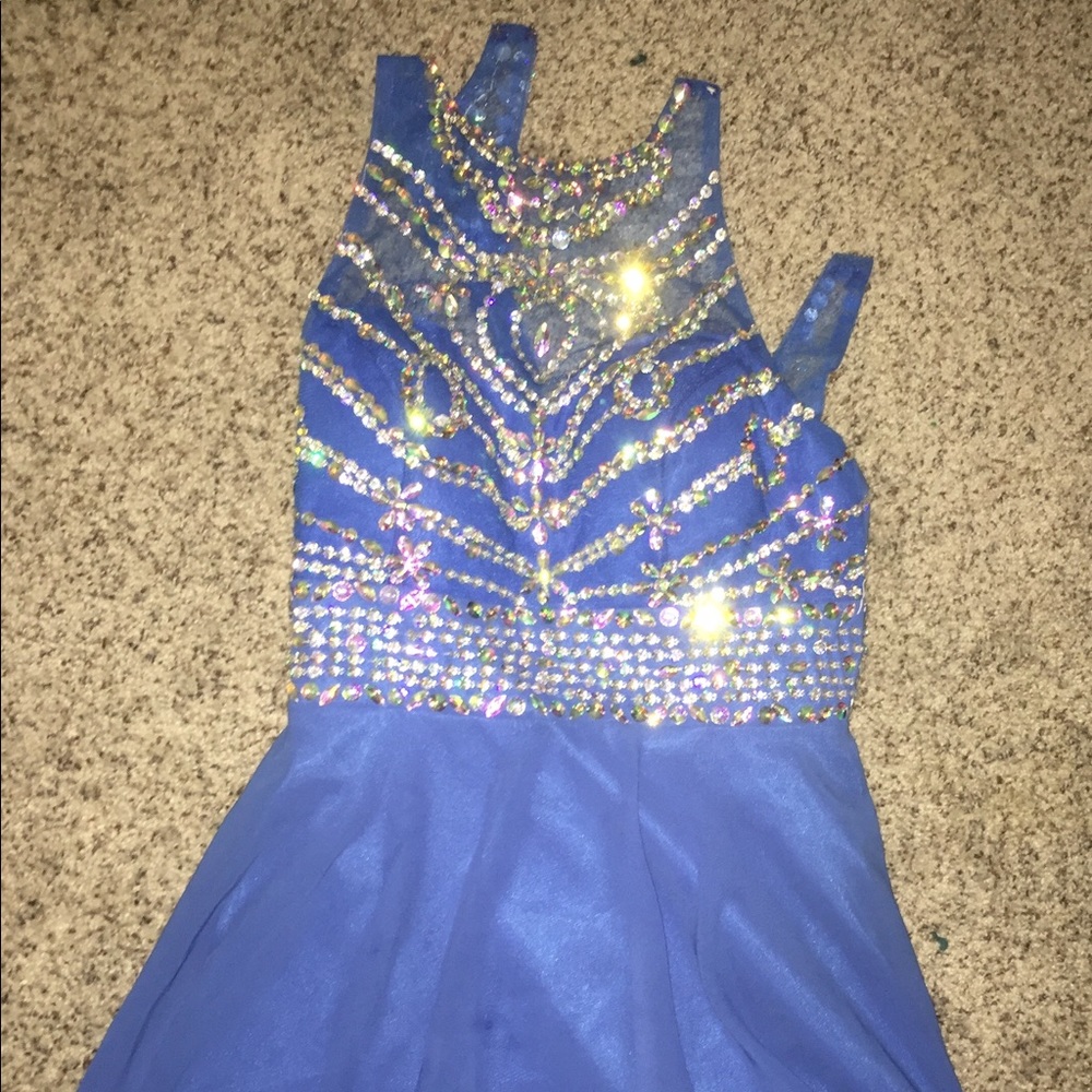 Blue homecoming dress