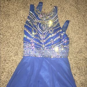 Blue homecoming dress