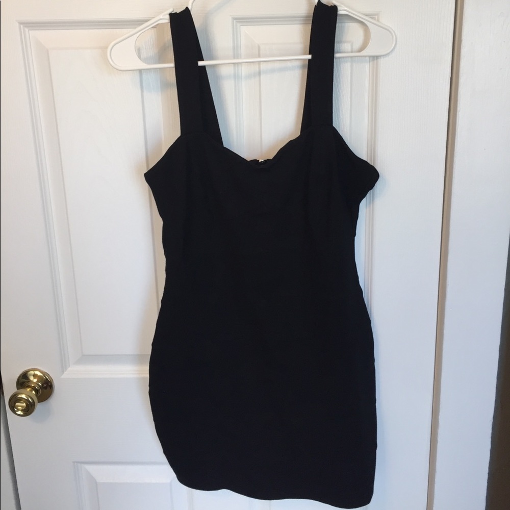 H&M Black Bodycon Style Dress, Size 12