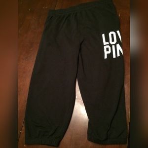 PINK Black Campus Pant