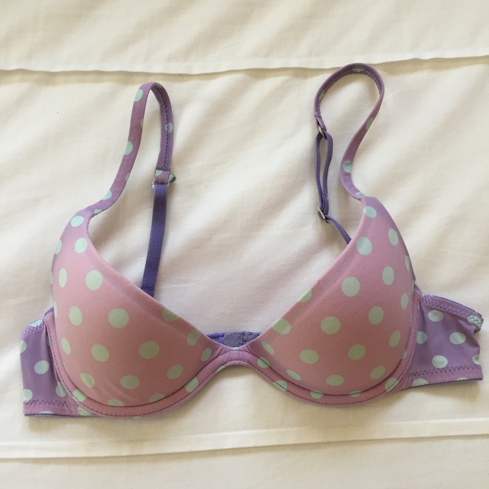 VS Pink scoopneck multi-way bra