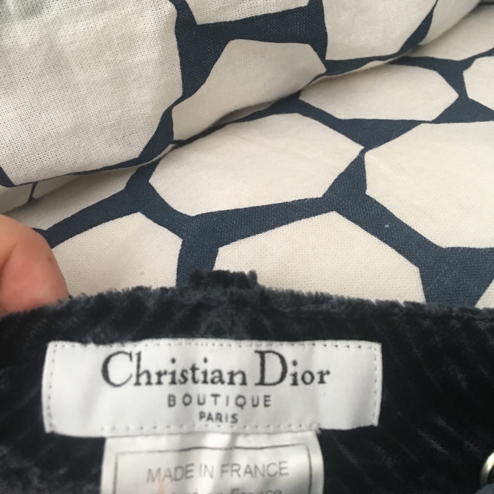 Christian Dior suede pants