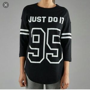 Nike 3/4 Sleeve Womens "Just Do It" Shirt