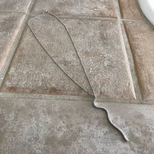 Silver Diamond Necklace