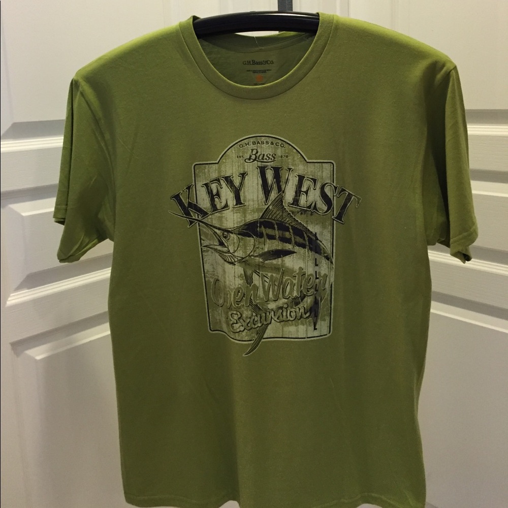 GH Bass & Co Key West Fishing Shirt/New